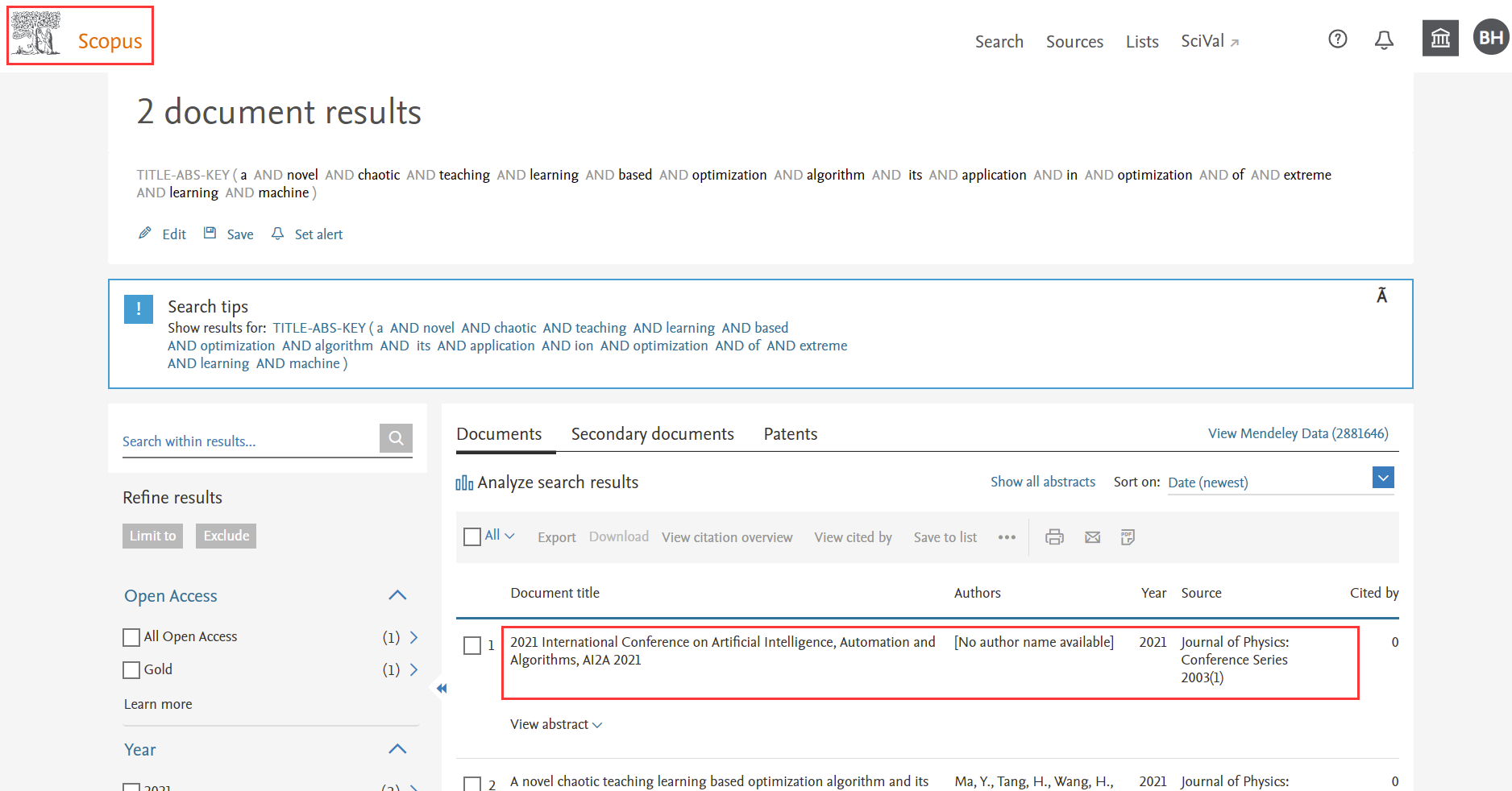 AI2A 2021-Scopus